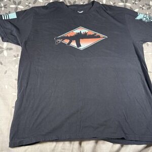 We The People Holsters Men's Rifle Mountains T-shirt XL Made In‎ USA EUC